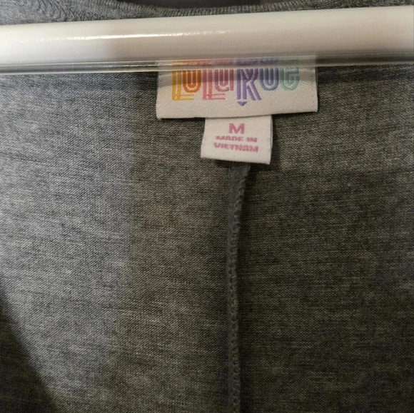 Women's lularoe gray tank Maxi dress size Medium - Picture 2 of 3